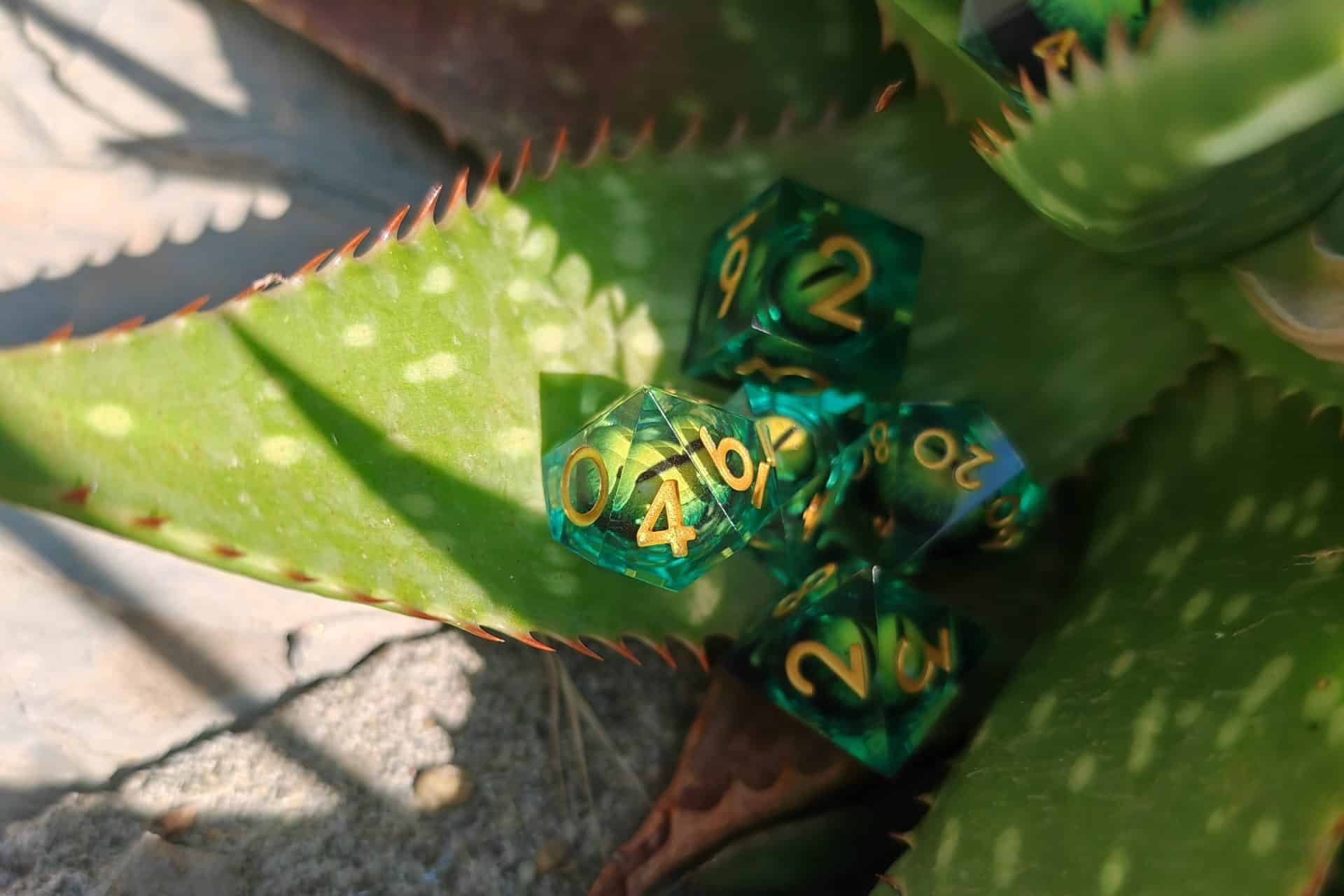 Basilisk, set di Dadi Liquidi Sharp