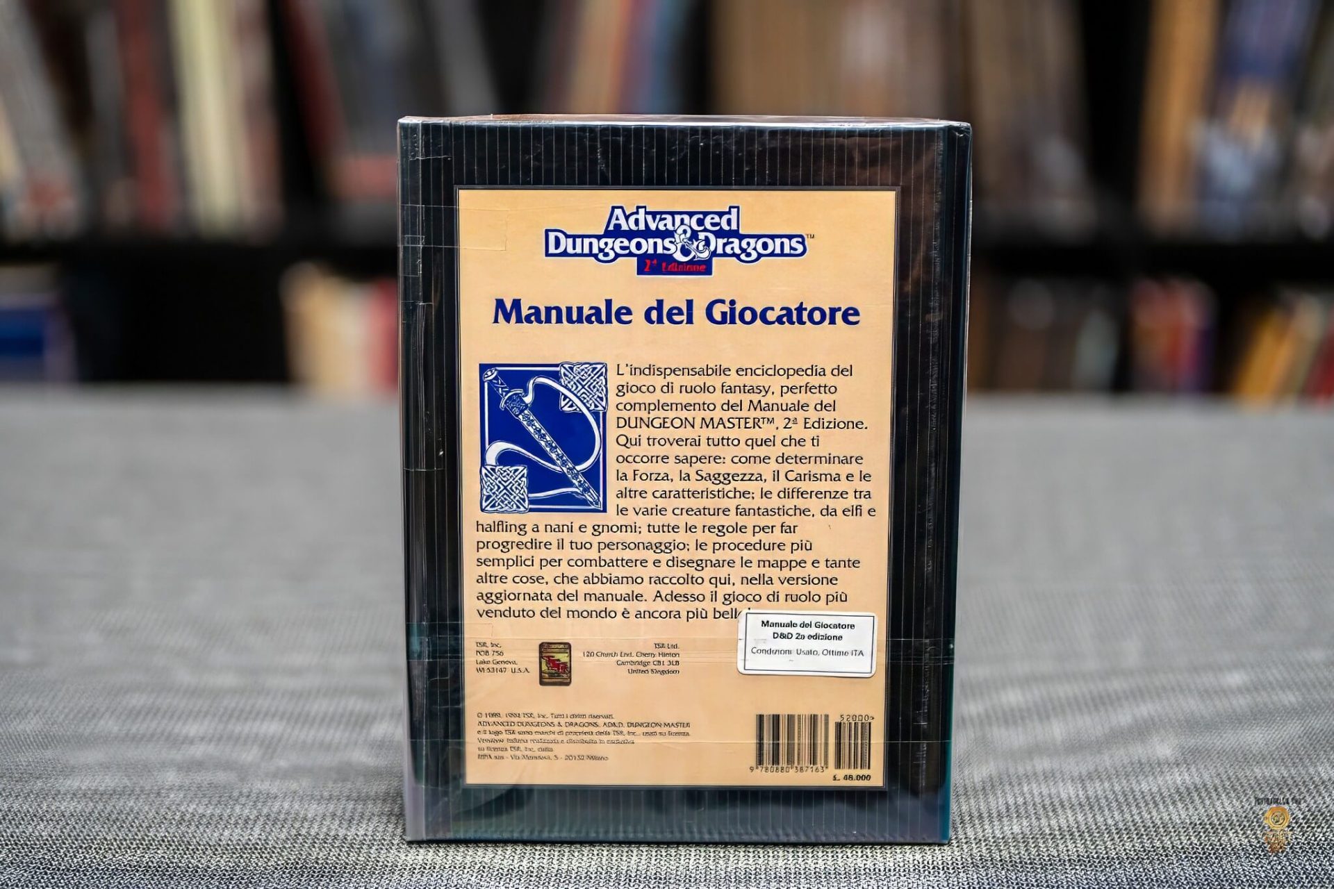 Advanced dungeons and dragons AD&D Mnauale del giocatore ITA retro gdr