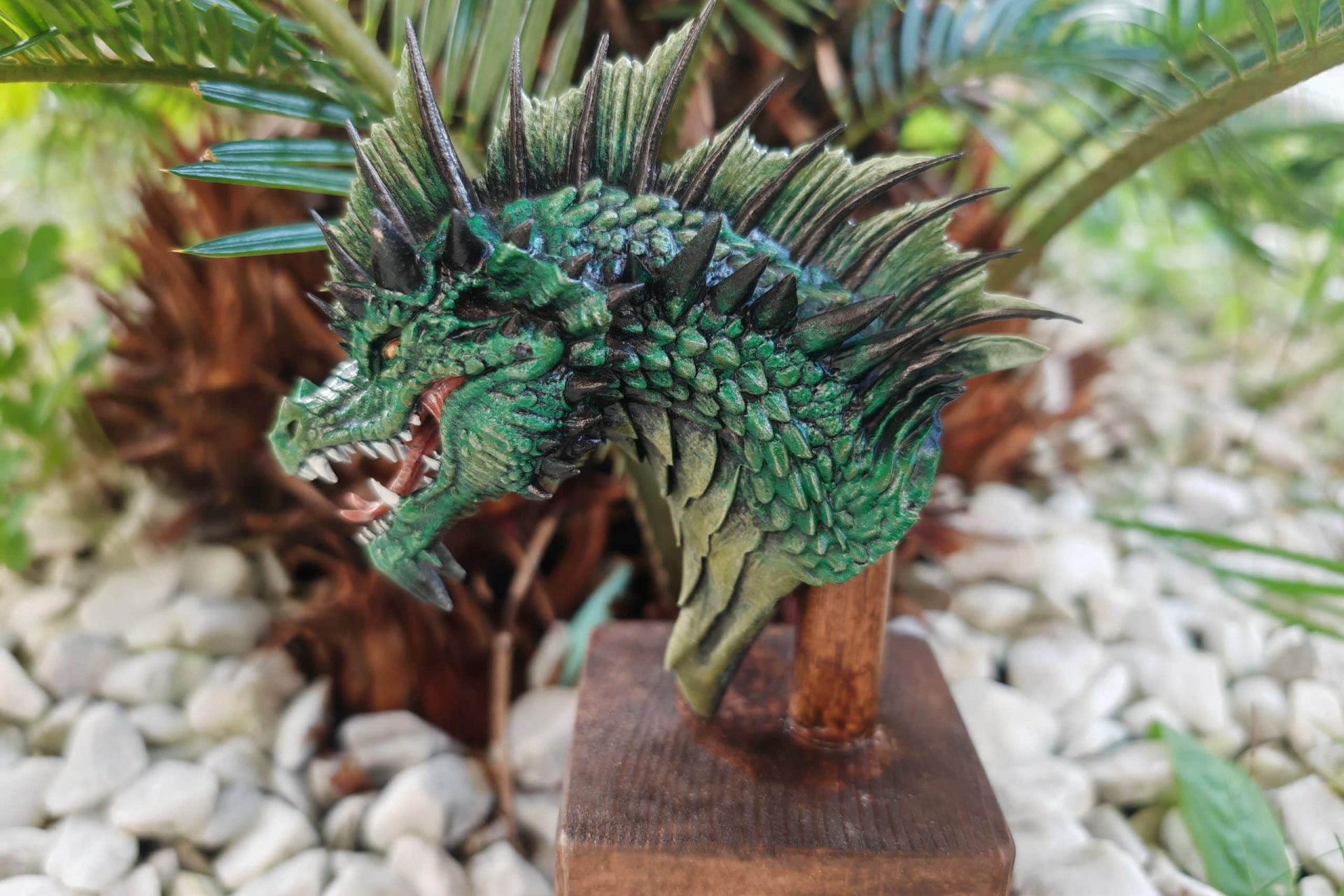 Testa di Drago Verde D&D gdr