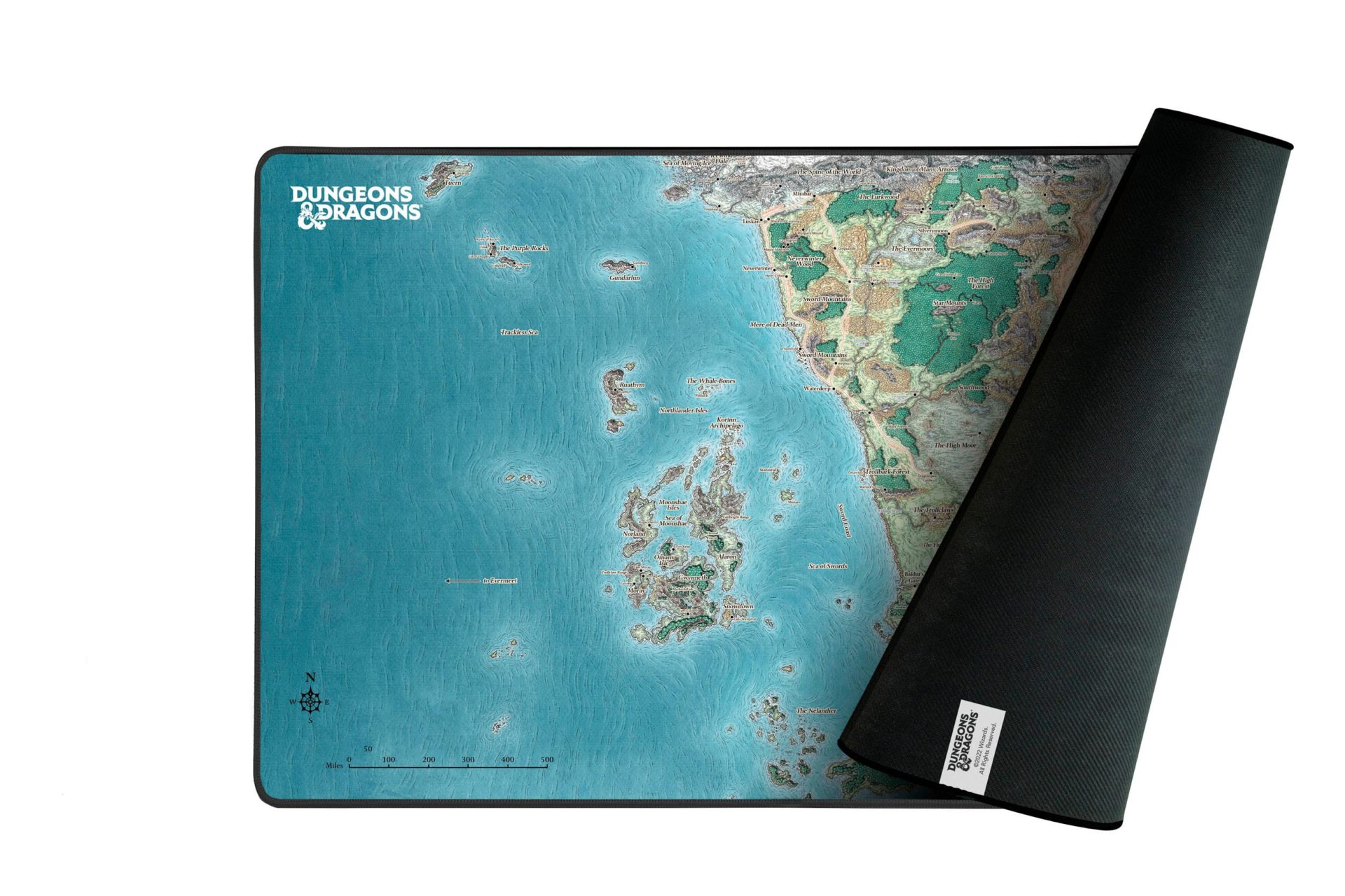 Faerun Mousepad XXL Dungeons and dragons gdr forgotten realms