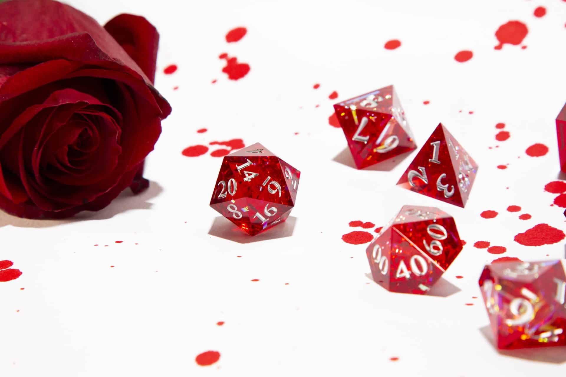Set dadi sharp Passion per D&D GDR