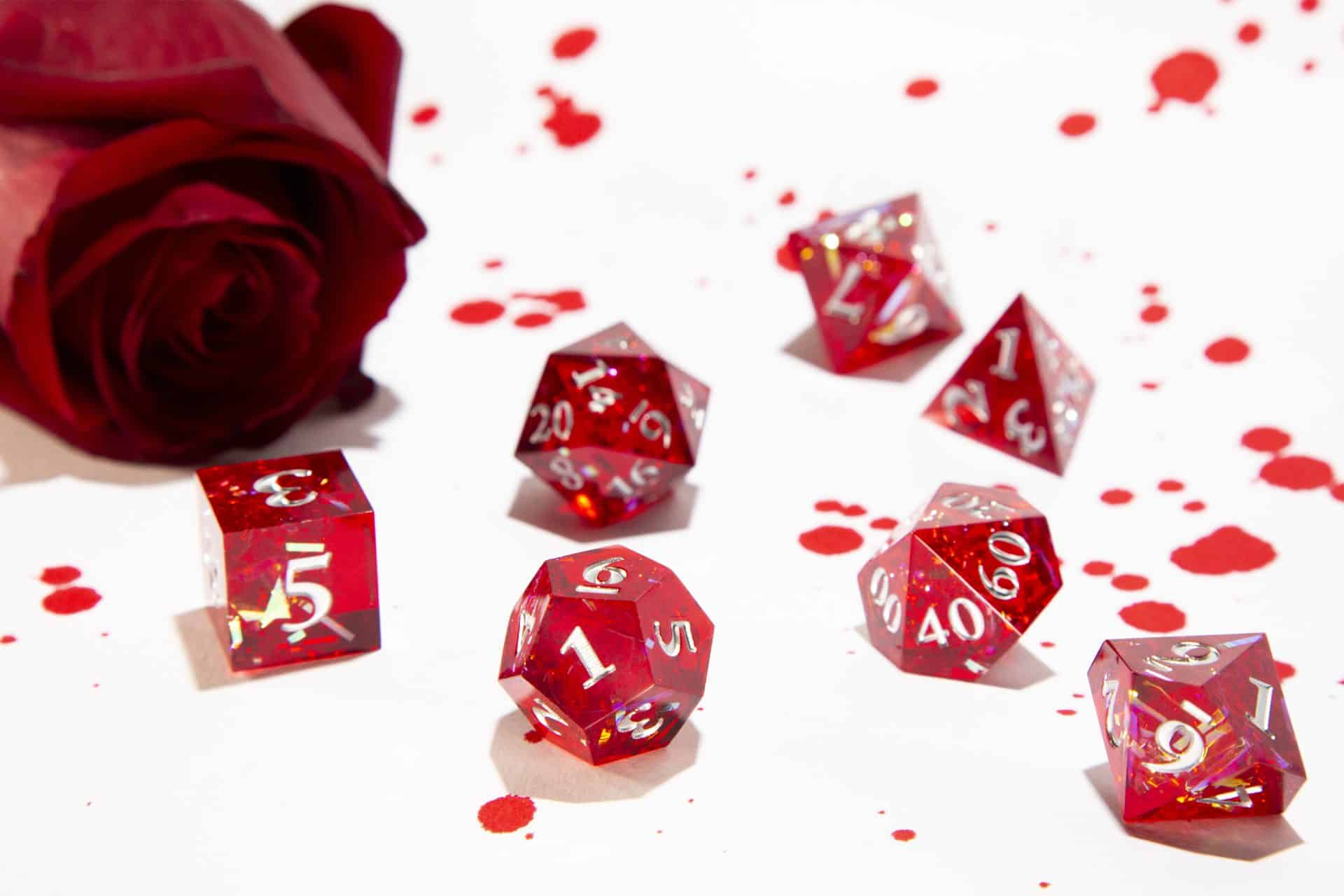 Set dadi sharp Passion per D&D GDR