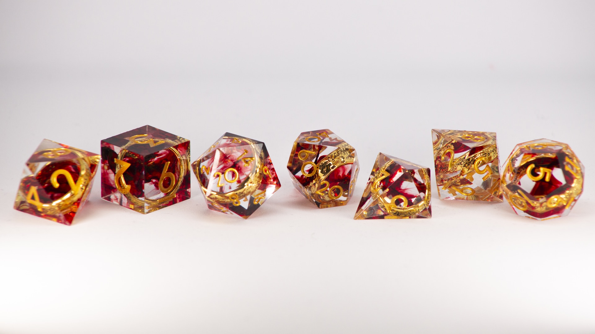 Set dell'Unico Anello Rosso sharp GDR resina