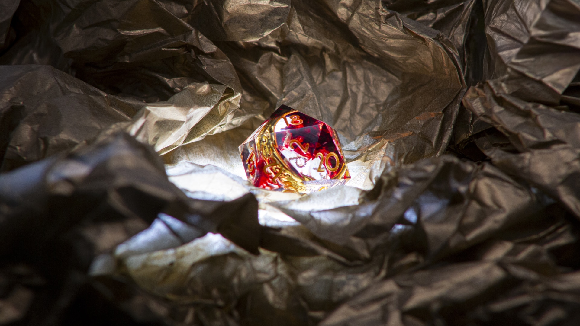 Set dell'Unico Anello Rosso sharp GDR resina