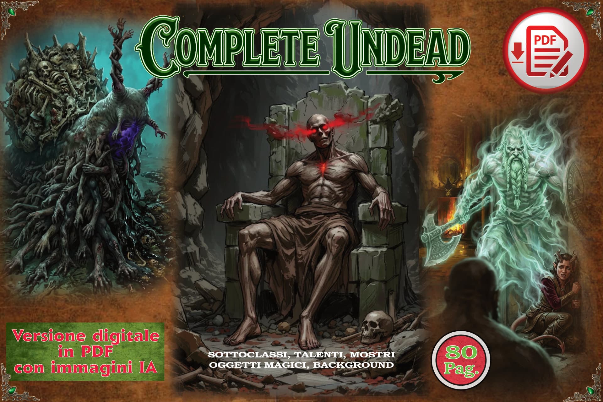 Complete Undead manuale per 5.5 edizione 2024 GDR PDF