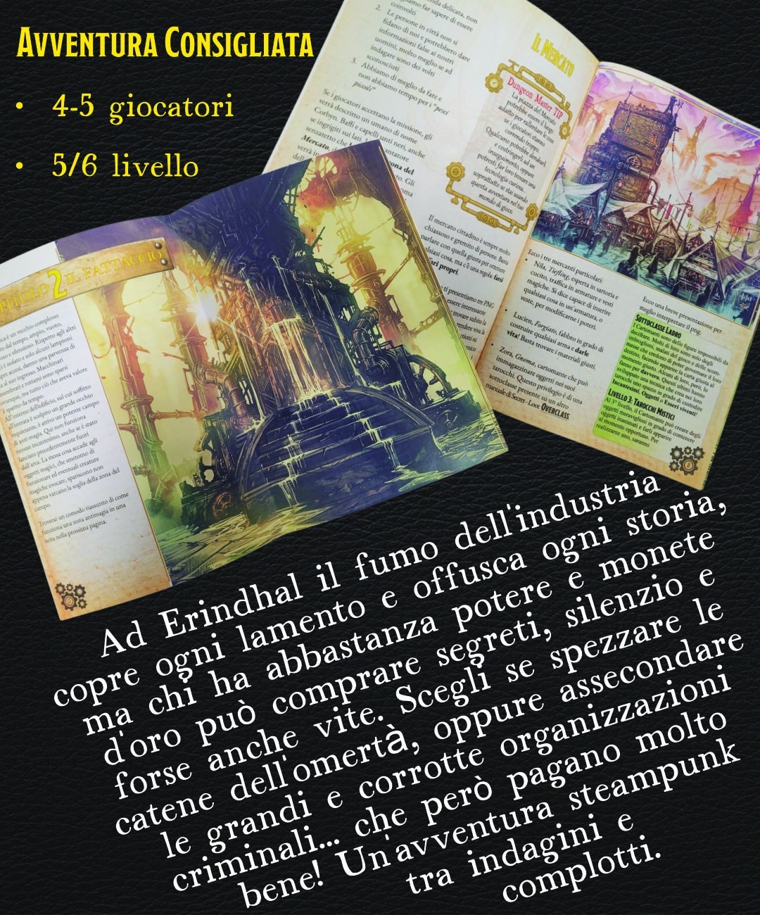 Il Fumo su Erindhal, avventura one-shot per 5a edizione D&D GDR Covo dei Goblin